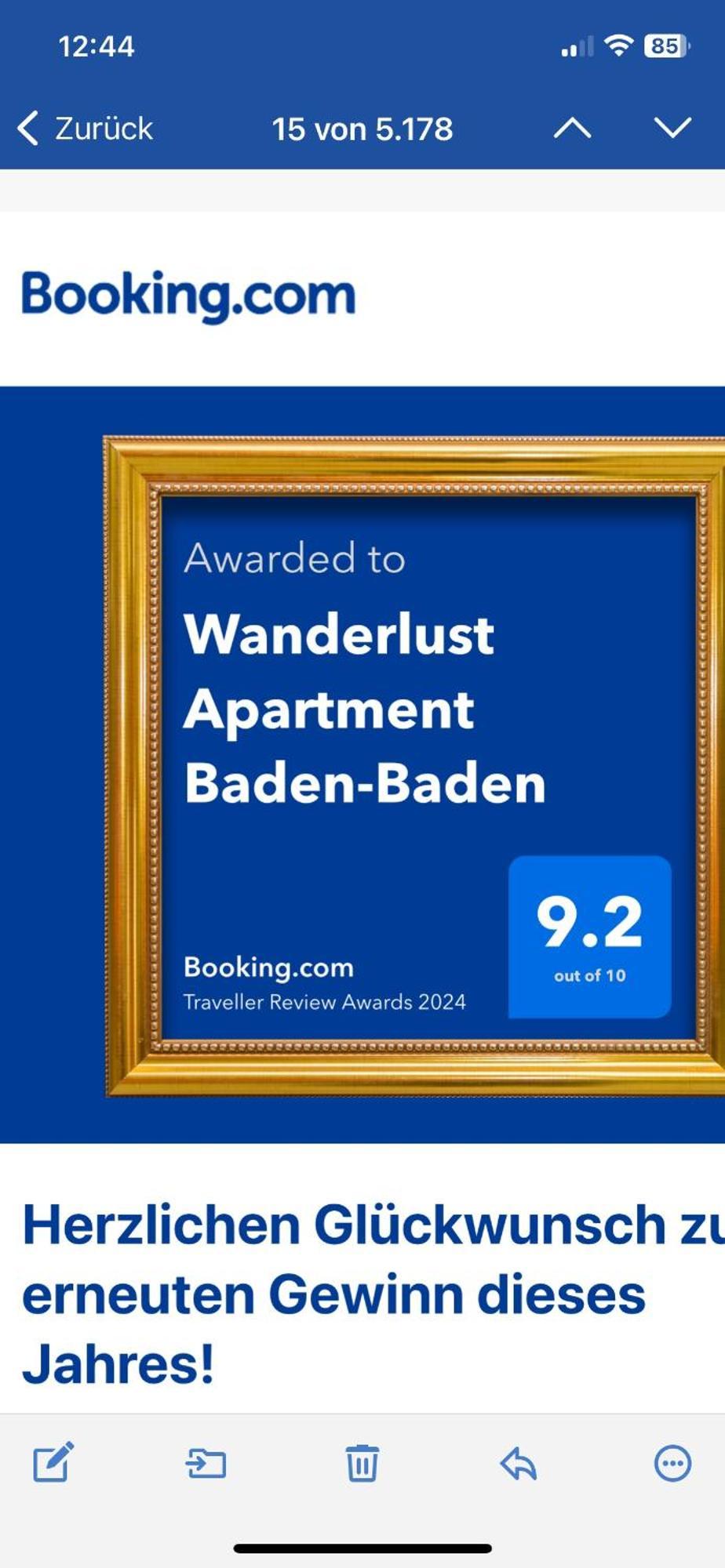 Wanderlust Apartment バーデン＝バーデン エクステリア 写真